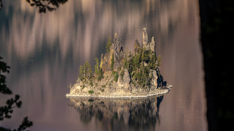 Phantom Ship, an island within Crater Lake